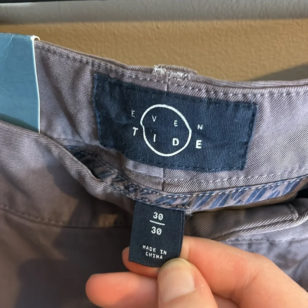 Even Tide Straight‎ Leg Pale Purple Chino Pants